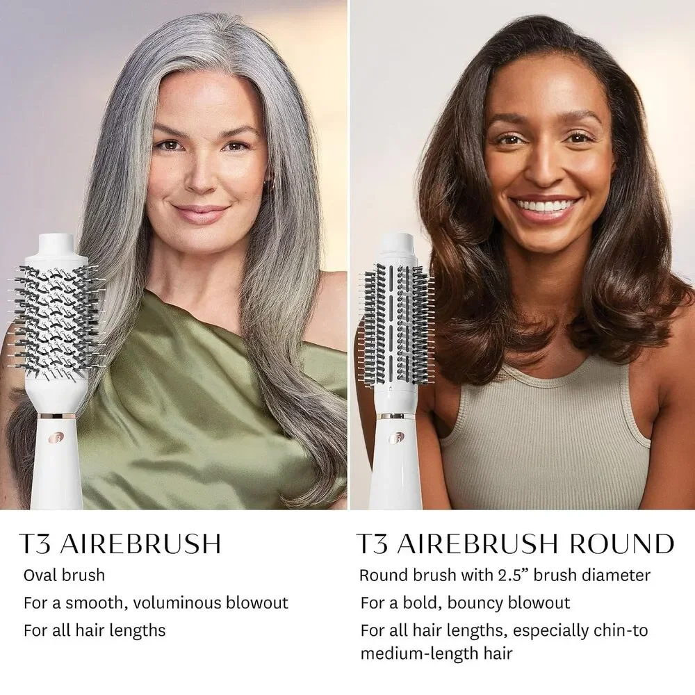 T3 AireBrush 1 Step Volumizing Hair Blow Dryer Brush Round 2.5